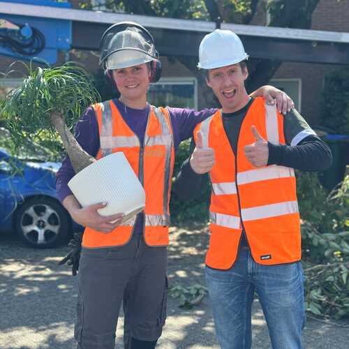 Een vrouw in de wereld van de boomverzorging